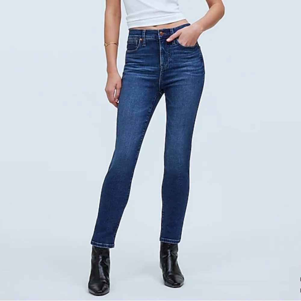 Madewell stovepipe jeans; 29 tall